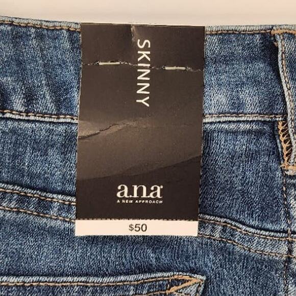 A.N.A. Skinny Fit Denim Jeans Womens Size 30 / 10 Long *NWT - Picture 3 of 7